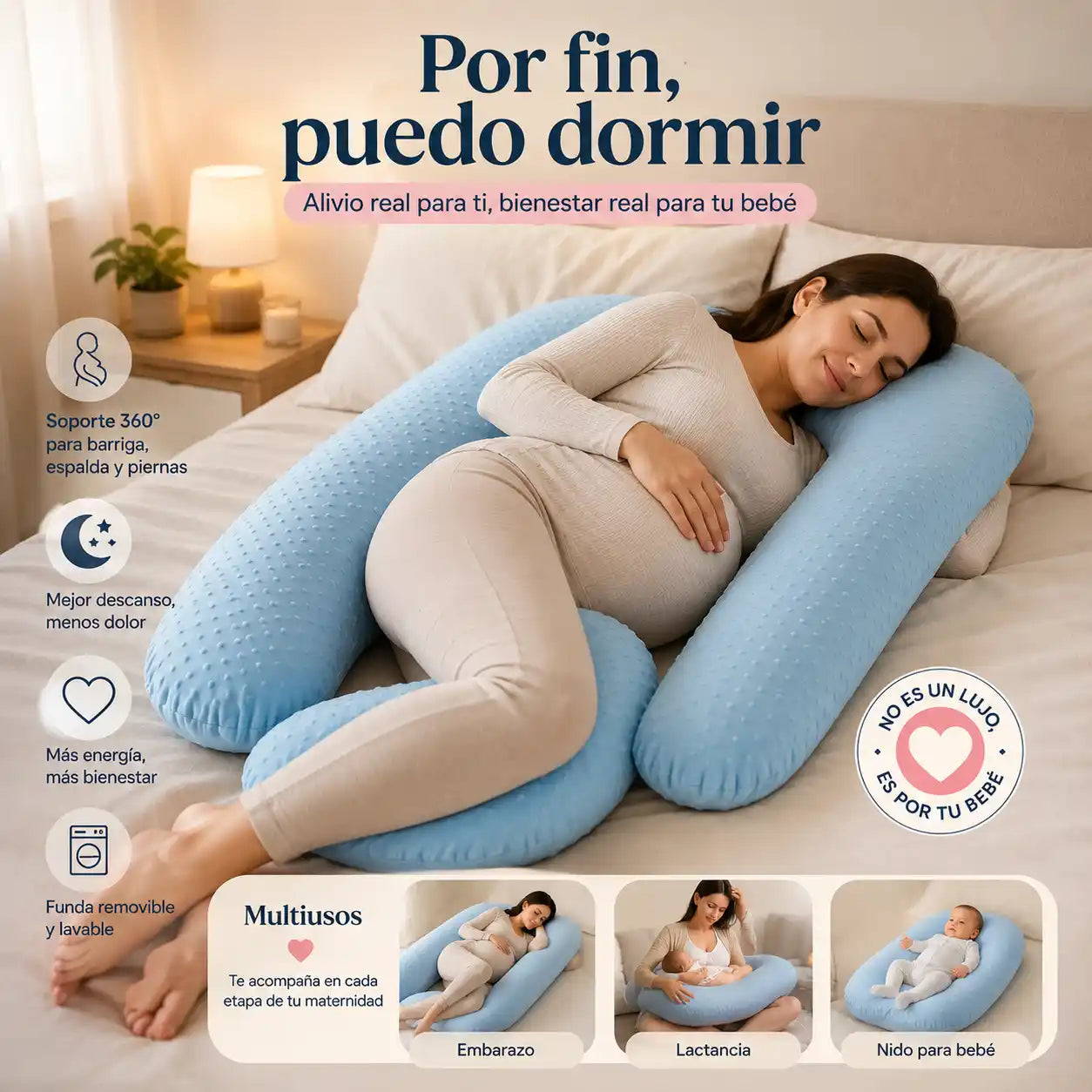 Almohada Maternal 360°