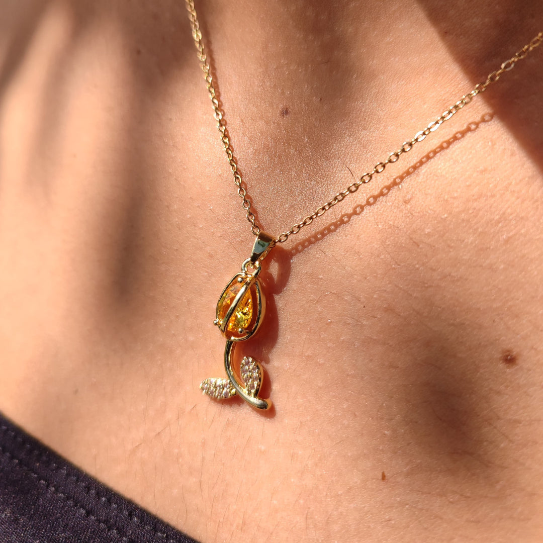 Collar de Tulipán 🌷+Caja de Regalo 🎁