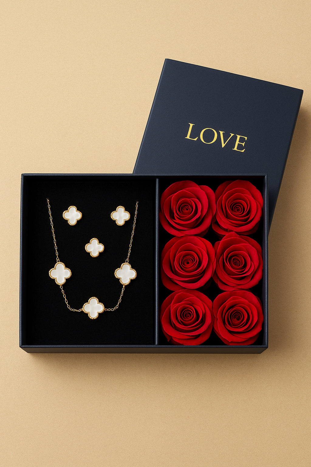 Set de Van Cleef con rosas