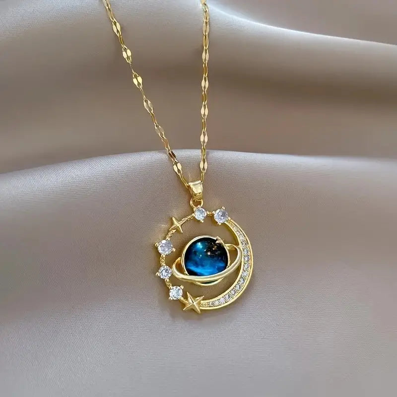 Saturno Glow- Collar de SATURNO + Caja de Regalo.