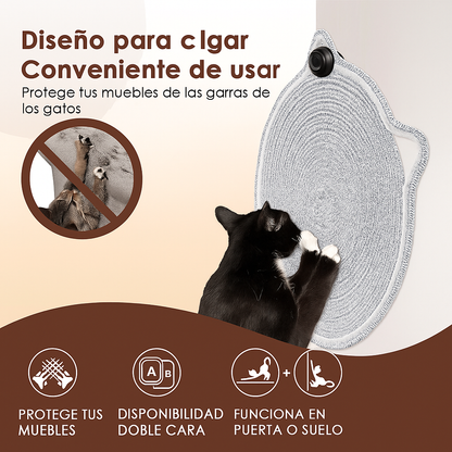 Alfombrilla rascador para gatos