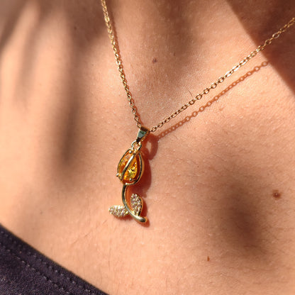 Collar de Tulipán 🌷+Caja de Regalo 🎁