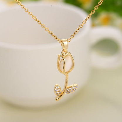 Collar de Tulipán 🌷+Caja de Regalo 🎁