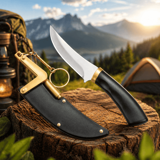 Cuchillo Salva vidas- El Mejor Cuchillo Para Exteriores y tu cocina- Funda para Cuchillo de regalo