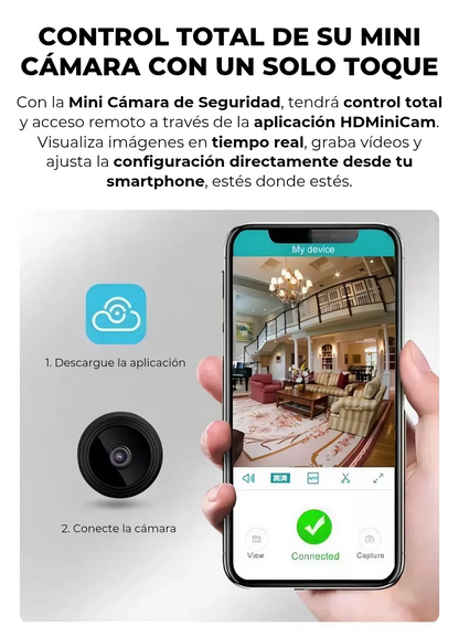 (COMPRA 1-LLEVA 2).Mini Cámara de Seguridad Premium